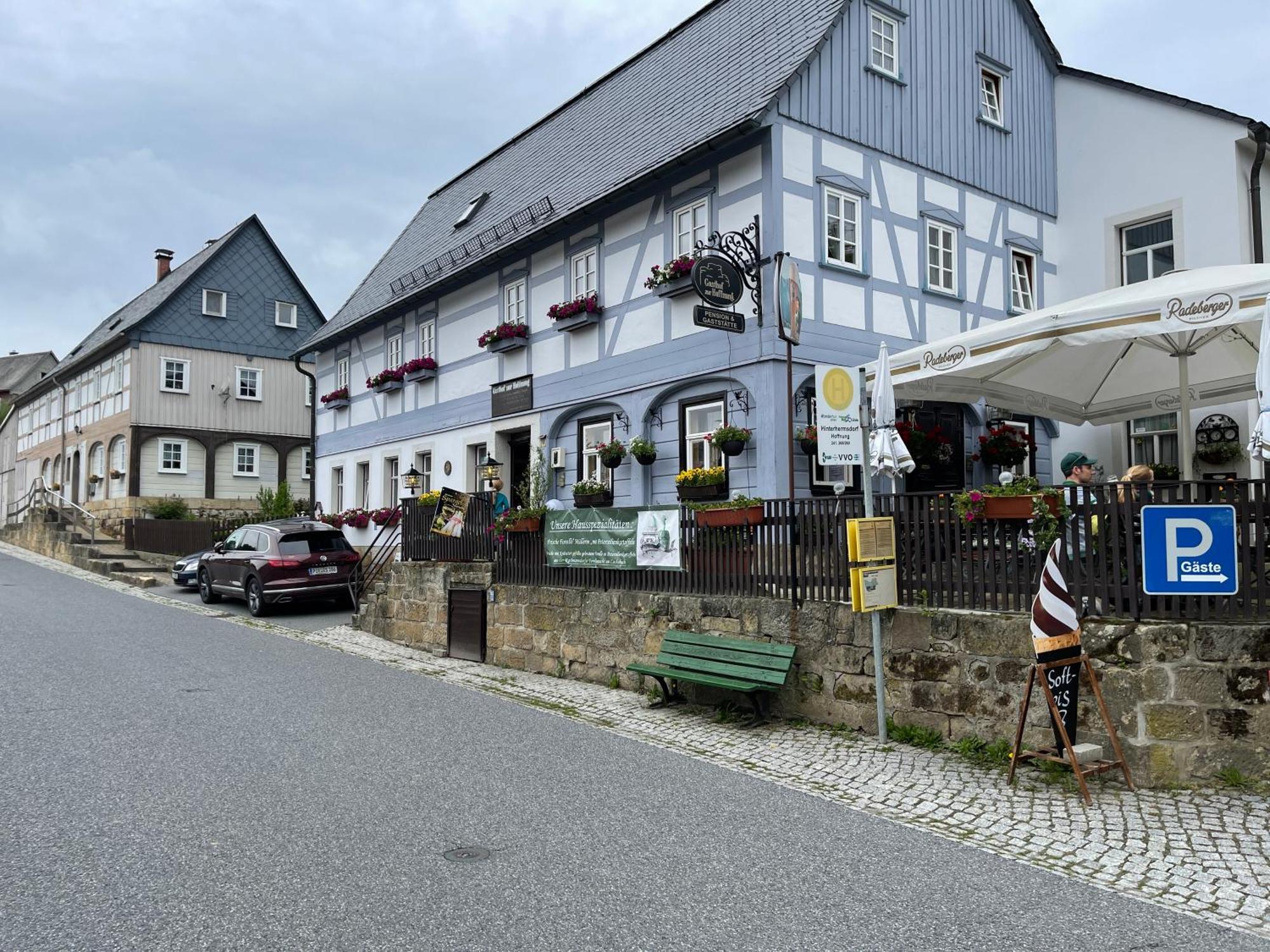 Gasthof Zur Hoffnung 힌테르헤름스도르프 외부 사진