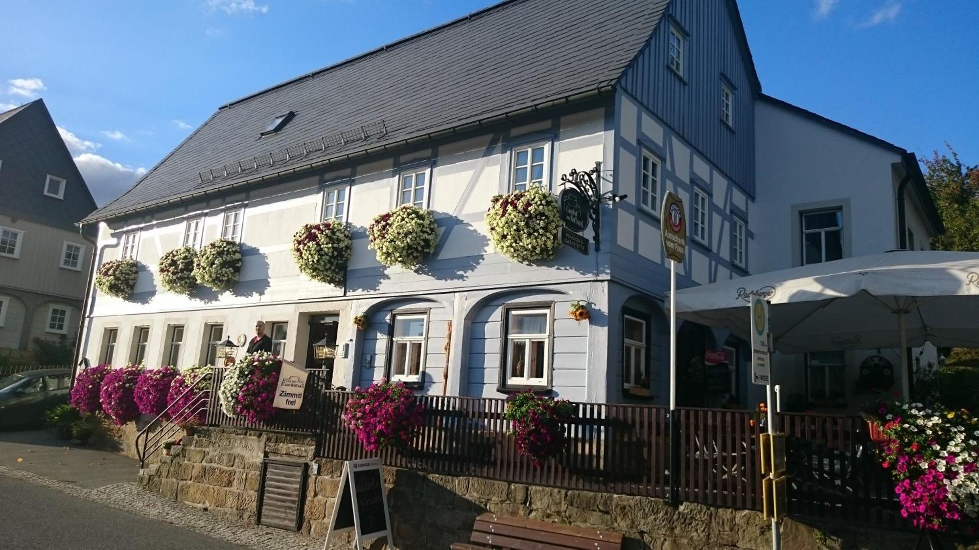 Gasthof Zur Hoffnung 힌테르헤름스도르프 외부 사진