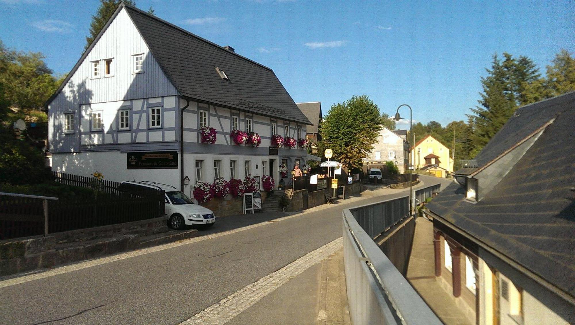 Gasthof Zur Hoffnung 힌테르헤름스도르프 외부 사진